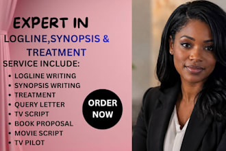 write logline, synopsis, treatment, and script coverage for your movie
