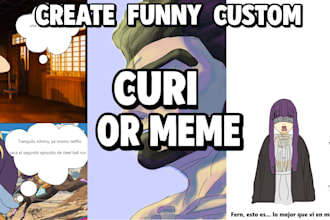 draw funny custom meme panels of your oc or character