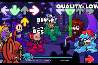 create custom friday night funkin fnf sprites characters mods animations  psych