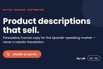write native spanish product descriptions that convert