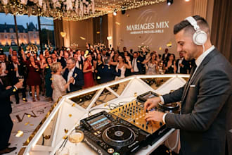 dj mix your playlist for a wedding, special event, or party