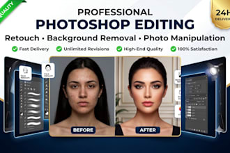 do realistic face swap, edit hair beard, retouch photo, edit hairstyle photoshop