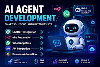 build custom ai agents chatbots n8n automation workflows