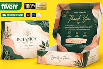 do box packaging design, mailer box, shipping box, subscription box with 3d