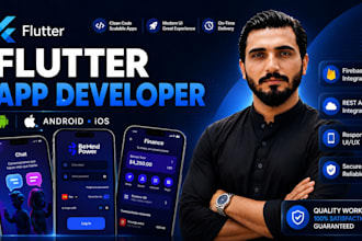 build a custom flutter app for android and ios