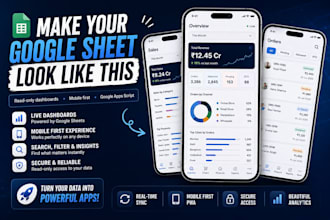 build a mobile web app from your google sheets