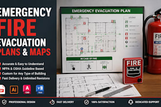 design emergency fire evacuation plans and maps for your building
