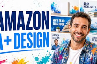 design professional amazon a plus content for your book