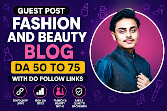 publish fashion posts with quality backlinks