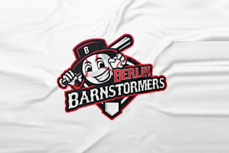 design sports logo for baseball, football, basketball, mascot