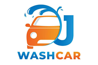 do auto repair, car wash logo design