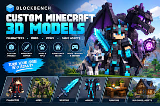 make high quality models in blockbench