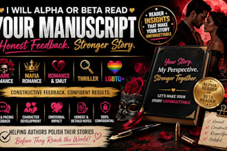 alpha or beta read ya dark romance mafia smut romance thriller beta reader igbtq