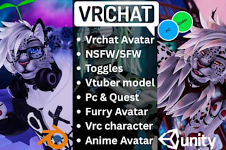 do vrc character anime avatar furry avatar nsfw sfw vtuber avatar vrchat avatar