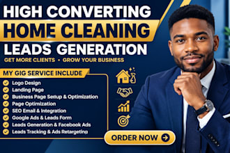 be your professional home cleaning  janitorial for facebook ads and google ads