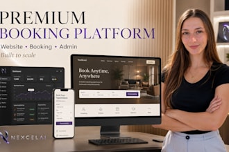 build a booking website with admin dashboard
