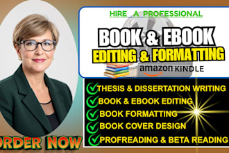 format thesis, dissertation kdp ebook manuscript formatting