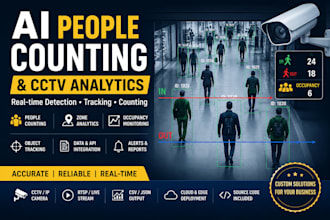 build ai people counting and cctv analytics with yolo