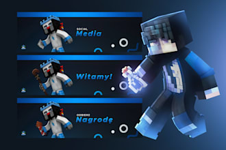 design a profession embed,banner and server graphics