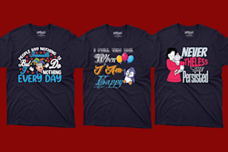 do custom shirt design typography graphic t shirt design