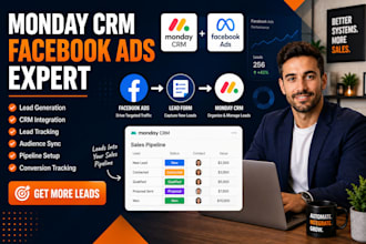 integrate monday crm facebook ads
