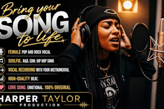 be your female pop singer, rock singer, female rock vocalist, singer songwriter