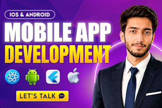 do mobile app development android and ios app creation as flutter app developer