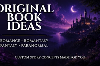 create an original romance or fantasy book idea