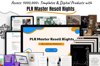 give you millions of digital products with master resell rights