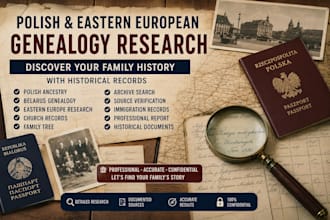 trace polish ancestry, belarus and eastern europe family tree research