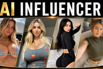 create realistic ai influencer model for instagram and fanvue