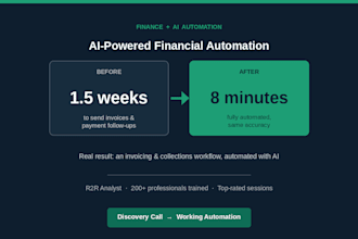build ai powered financial automation for your accounting or finance team