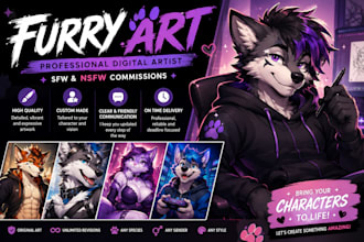 draw nsfw furry art for you