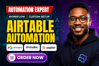 advance airtable database, automation, zapier integration, airtable expert