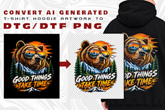 create dtf dtg halftone print ready and convert ai designs for printing