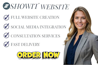 setup showit website,design,redesign showit website