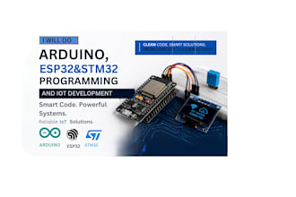 program arduino, esp32 and stm32 for iot and embedded projects