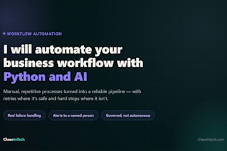 automate your business workflow with python and ai