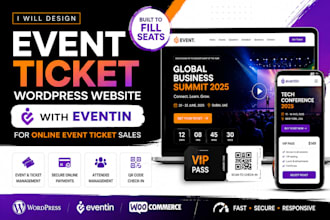 event ticket wordpress website with eventin for online event ticket sales