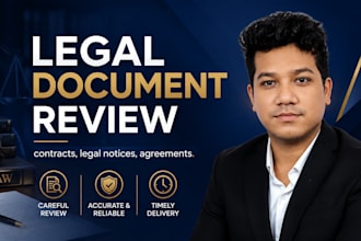 draft and review legal contracts and notices
