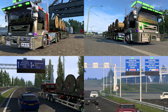 design custom ets 2 ats truck skins and professional liveries, ets2 ats