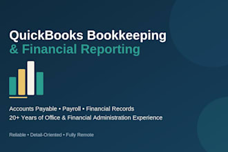 manage your quickbooks bookkeeping and financial reporting