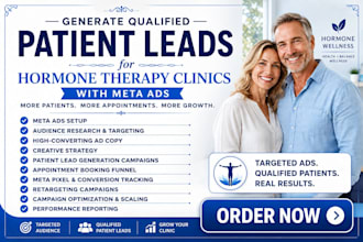 generate qualified patient leads for hormone therapy bioidentical hormones