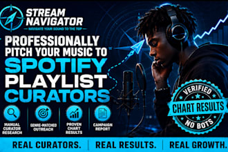 professionally pitch your music to spotify playlist curators