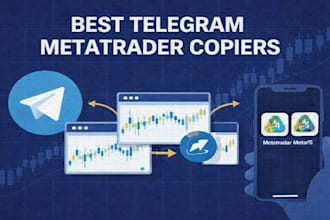 build bot copier for telegram to metatrader, binance