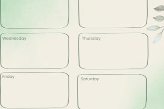 design clean and professional canva planners and printable templates