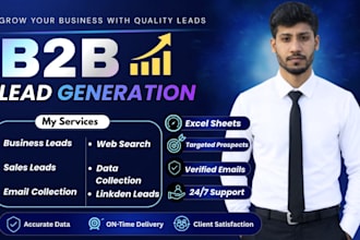 be your virtual assistant for data entry, lead generation and web research