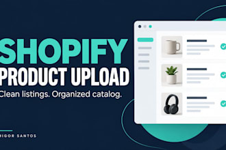 upload and organize products in your shopify store