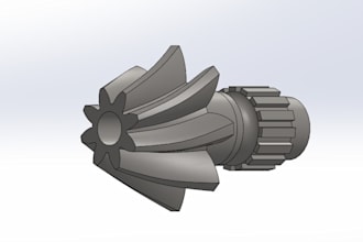 design helical bevel gears in solidworks