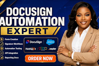 create docusign forms, signature workflows, and automated document processes